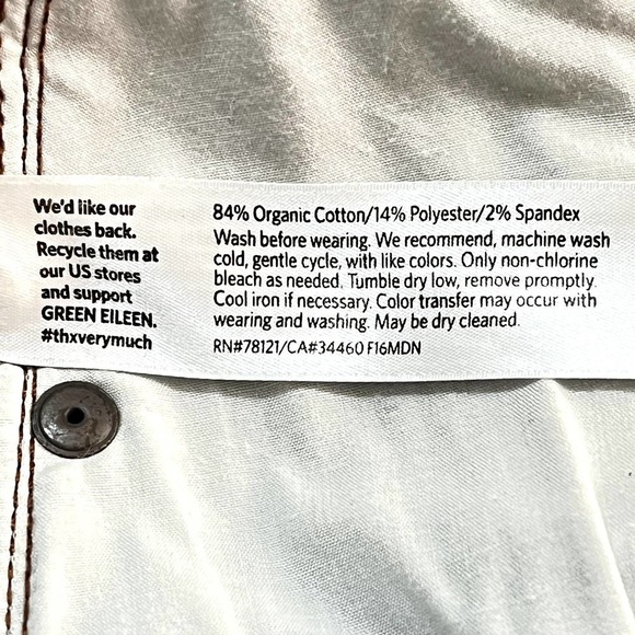 Eileen Fisher Women's Skinny Jeans - Dark Blue Mid-rise - Picture 10 of 11